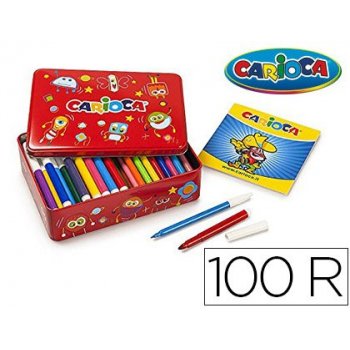 Carioca 100 Color Kit rotulador Fino Extragrueso Multicolor 100 pieza(s)