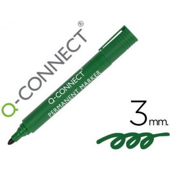 Connect Permanent marker Round Point Green marcador permanente