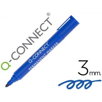 Q-CONNECT KF26046 marcador permanente Azul