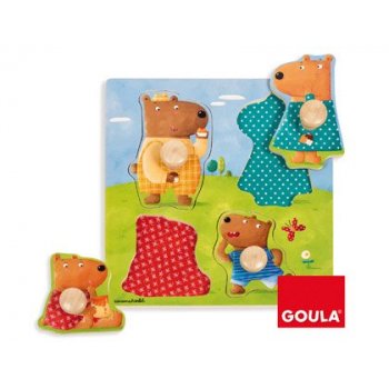 Goula Bear Family Puzzle Rompecabezas de figuras 4 pieza(s)