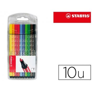 STABILO Pen 68 Colorparade Set Set of 10 Multicolor 