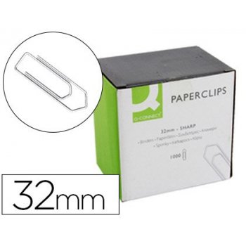 Connect Paper clips 32 mm 1000 pieces sujetapapel