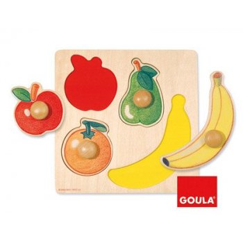 Goula Fruits Puzzle 4 pcs Rompecabezas de figuras 4 pieza(s)