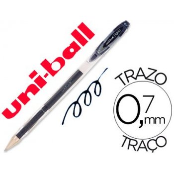 Boligrafo uni-ball roller um-120 signo 0,7 mm tinta gel color negro