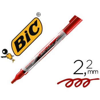 BIC 902089 marcador 12 pieza(s) Rojo Punta redonda