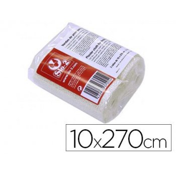 Vendas yeso sio-2 10x270 cm paquete de 2 rollos ideal paramascaras moldes y maquetas