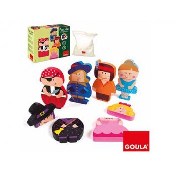 Goula Magnetic Characters Puzzle Rompecabezas de figuras 2 pieza(s)