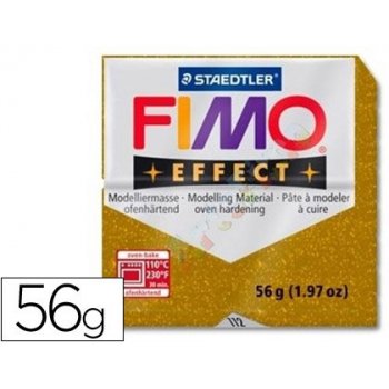 Pasta staedtler fimo effect 56 gr oro purpurina