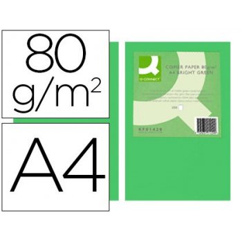 Connect Office Paper A4 500 Sheets Bright Green papel para impresora de inyección de tinta Verde