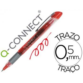 Q-CONNECT KF50141 bolígrafo Rojo Medio 10 pieza(s)