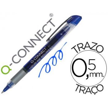 Q-CONNECT KF50140 bolígrafo Azul Medio 10 pieza(s)