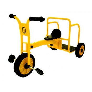 Triciclo amaya escolar individual de acero galvanizado con ruedas de caucho con rodamientos