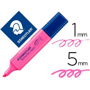 Staedtler 364-23 marcador 1 pieza(s) Rosa Punta de cincel