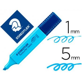 Staedtler 364-3 marcador 1 pieza(s) Azul Punta de cincel