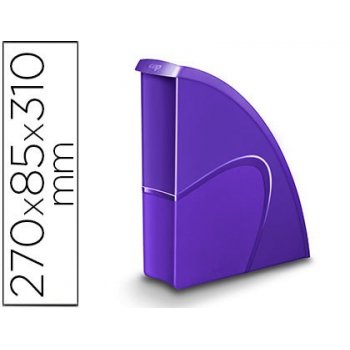 CEP Gloss estante para revistas Poliestireno Púrpura