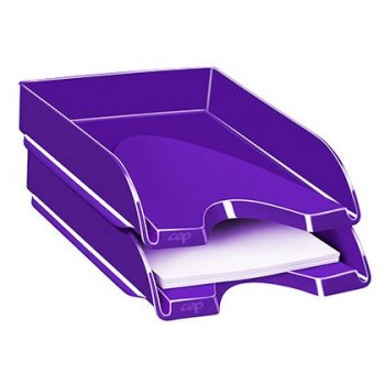 CEP Gloss bandeja de escritorio Poliestireno Púrpura