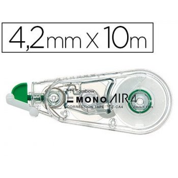 Tombow CT-CA4-20 corrección de películo cinta Verde, Transparente, Blanco 10 m 20 pieza(s)