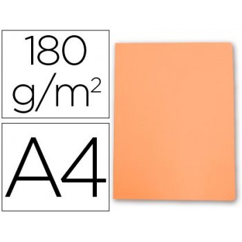 Subcarpeta cartulina gio din a4 naranja pastel 180 g m2