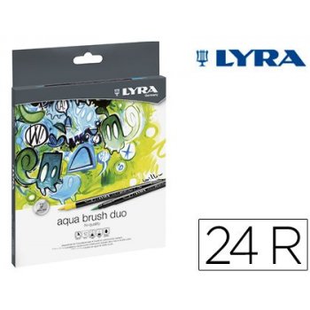Lyra Aqua Brush Duo rotulador 24 pieza(s)