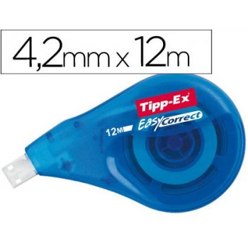 BIC Tipp ex easy Correct corrección de películo cinta Azul 12 m 1 pieza(s)