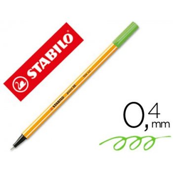 STABILO point 88 pluma estiligráfica