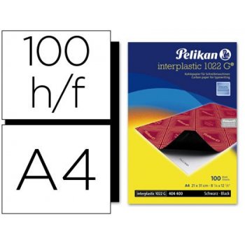 Pelikan Interplastic 1022G papel de carbón 100 hojas A4