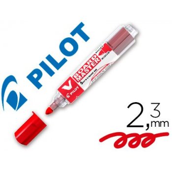 Pilot V Board Master marcador 10 pieza(s) Rojo Punta redonda