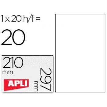 APLI 01228 etiqueta de impresora Blanco