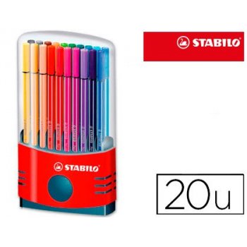 STABILO Pen 68 Mini rotulador Multicolor 20 pieza(s)