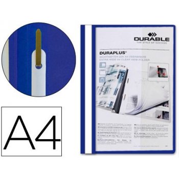 Durable DURAPLUS A4 Azul, Transparente