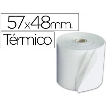 Rollo sumadora termico 57 mm ancho x 48 mm diametro