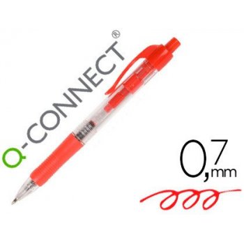 Q-CONNECT KF00269 bolígrafo Rojo 10 pieza(s)