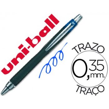 Uni-Ball Jetstream - SXN210 Azul Clip-on retractable ballpoint pen 12 pieza(s)