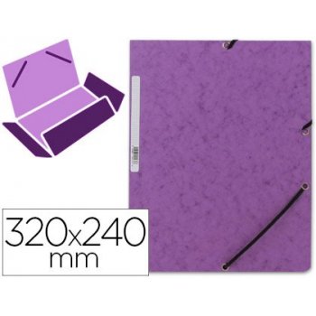 Connect Folder Clip & Elastic Violet Violeta