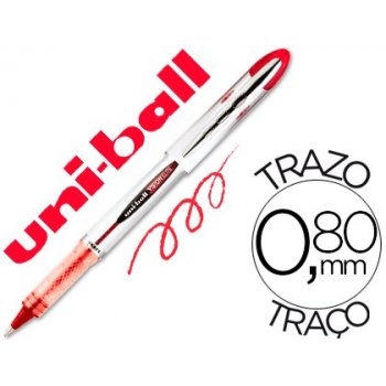 Uni-Ball UB-200 Vision Elite Medium Rojo 12 pieza(s)