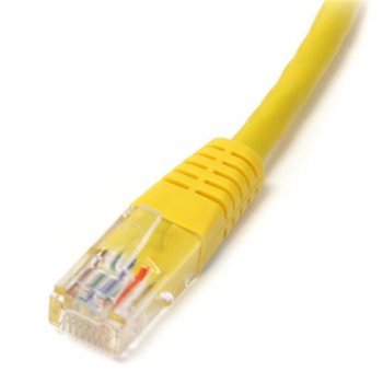 StarTech.com 1 ft Yellow Molded Category 5e (350 MHz) UTP Patch Cable cable de red 0,3 m Amarillo