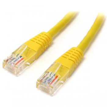 StarTech.com 2 ft Yellow Molded Category 5e (350 MHz) UTP Patch Cable cable de red 0,61 m Amarillo
