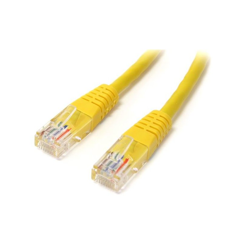 StarTech.com 2 ft Yellow Molded Category 5e (350 MHz) UTP Patch Cable cable de red 0,61 m Amarillo