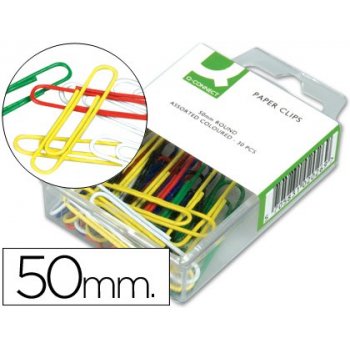 Connect Paper clips Colour 50 mm 30 pieces sujetapapel