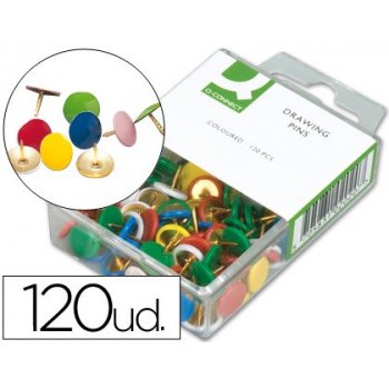 Connect Pins 120 pieces Colour Multicolor