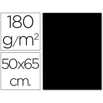 Cartulina liderpapel 50x65 cm 180g m2 negro