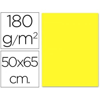 Cartulina liderpapel 50x65 cm 180g m2 amarillo