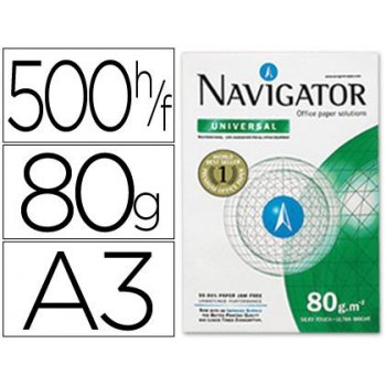 Navigator 330964 papel para impresora de inyección de tinta A3 (297x420 mm) Blanco