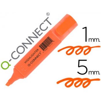 Q-CONNECT KF01115 rotulador Fino Medio Naranja 10 pieza(s)