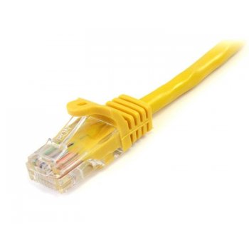 StarTech.com Cable de 3m Amarillo de Red Fast Ethernet Cat5e RJ45 sin Enganche - Cable Patch Snagless