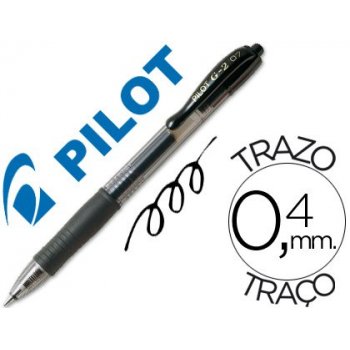 Pilot 041101201 bolígrafo de punta redonda Negro 12 pieza(s)