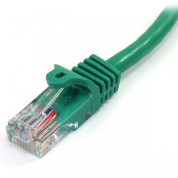 StarTech.com Cable de 1m Verde de Red Fast Ethernet Cat5e RJ45 sin Enganche - Cable Patch Snagless