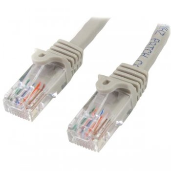 StarTech.com Cable de Red de 7m Gris Cat5e Ethernet RJ45 sin Enganches