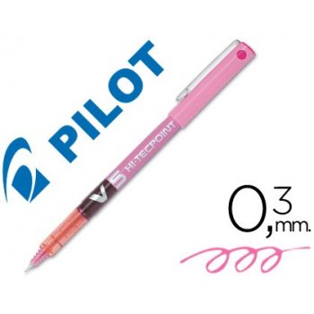 Pilot V5 HiTec Rosa 12 pieza(s)