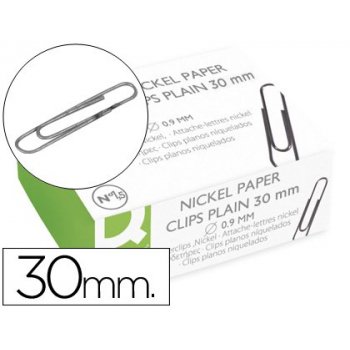 Connect Paper clips 30 mm 100 pieces sujetapapel